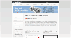 Desktop Screenshot of hardlocknut.com