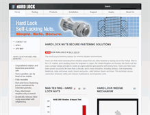 Tablet Screenshot of hardlocknut.com